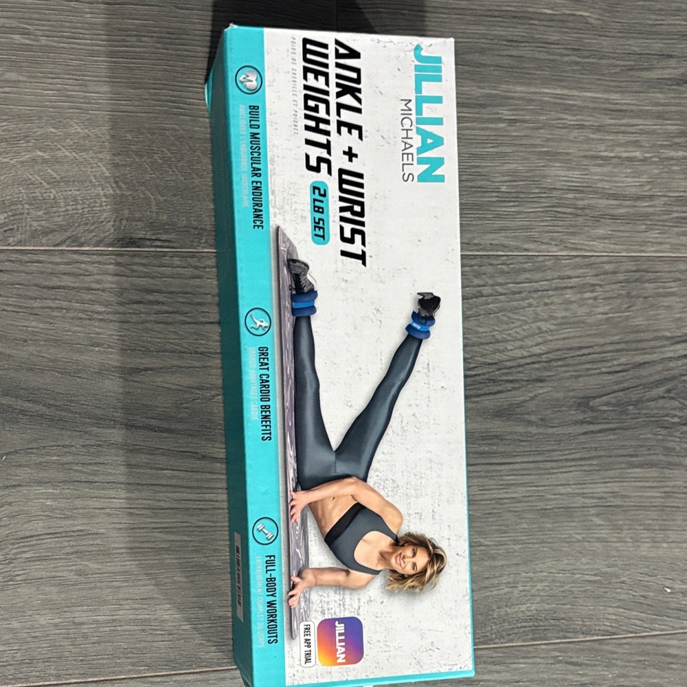 Jillian Michaels Blue Ankle and Wrist Weights